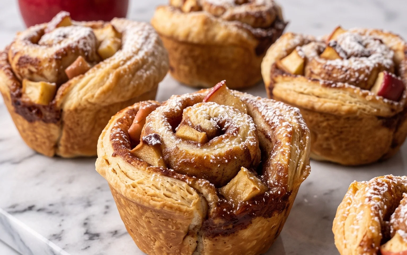 Zimtschnecken Apfel Muffins: Saftig & Zimtig